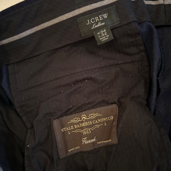 J Crew Ludlow navy flannel suit - Picture 12 of 13